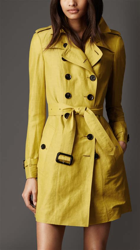 burberry linen trench coat|burberry trench coat original.